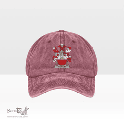 Irish Leeson Coat of Arms Family Crest Ireland Denim Cap