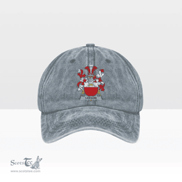 Irish Leeson Coat of Arms Family Crest Ireland Denim Cap