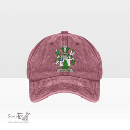 Irish McAlpine or MacAlpin Coat of Arms Family Crest Ireland Denim Cap
