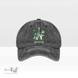 Irish McAlpine or MacAlpin Coat of Arms Family Crest Ireland Denim Cap