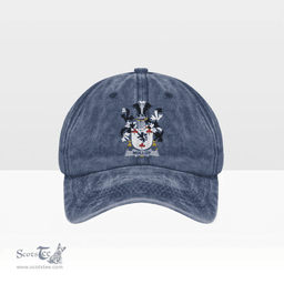Irish Molloy or O Mulloy Coat of Arms Family Crest Ireland Denim Cap