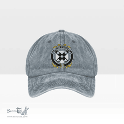 Irish House of O CONNOLLY Coat of Arms Family Crest Ireland Denim Cap