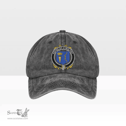 Irish House of O MOLONY Coat of Arms Family Crest Ireland Denim Cap
