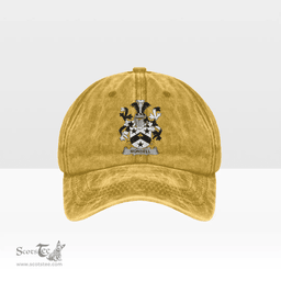 Irish Monsell Coat of Arms Family Crest Ireland Denim Cap