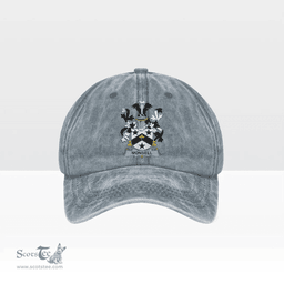 Irish Monsell Coat of Arms Family Crest Ireland Denim Cap