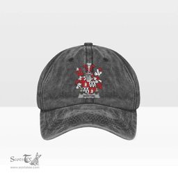 Irish Morton Coat of Arms Family Crest Ireland Denim Cap