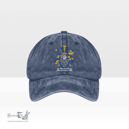 Irish Musgrave Coat of Arms Family Crest Ireland Denim Cap