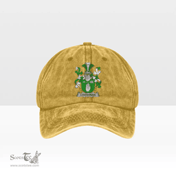 Irish Loughnan or O Loughnan Coat of Arms Family Crest Ireland Denim Cap