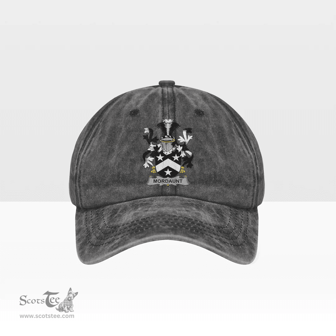 Irish Mordaunt Coat of Arms Family Crest Ireland Denim Cap