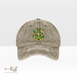 Irish McSweeney Coat of Arms Family Crest Ireland Denim Cap