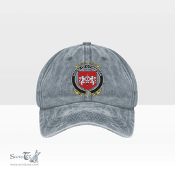 Irish House of O FINNEGAN Coat of Arms Family Crest Ireland Denim Cap