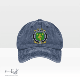 Irish House of O MORE Coat of Arms Family Crest Ireland Denim Cap