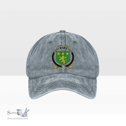 Irish House of O MORE Coat of Arms Family Crest Ireland Denim Cap