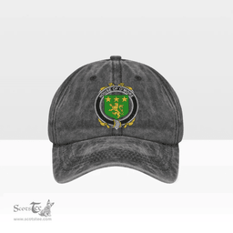Irish House of O MORE Coat of Arms Family Crest Ireland Denim Cap
