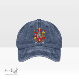 Irish Minnitt Coat of Arms Family Crest Ireland Denim Cap