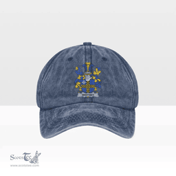 Irish Whitney Coat of Arms Family Crest Ireland Denim Cap