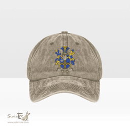 Irish Whitney Coat of Arms Family Crest Ireland Denim Cap