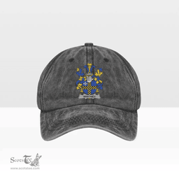 Irish Whitney Coat of Arms Family Crest Ireland Denim Cap