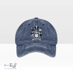 Irish Travers Coat of Arms Family Crest Ireland Denim Cap