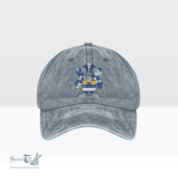 Irish Tirry Coat of Arms Family Crest Ireland Denim Cap