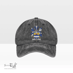 Irish Tirry Coat of Arms Family Crest Ireland Denim Cap