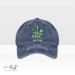 Irish Weld Coat of Arms Family Crest Ireland Denim Cap