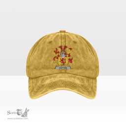 Irish Sutton Coat of Arms Family Crest Ireland Denim Cap