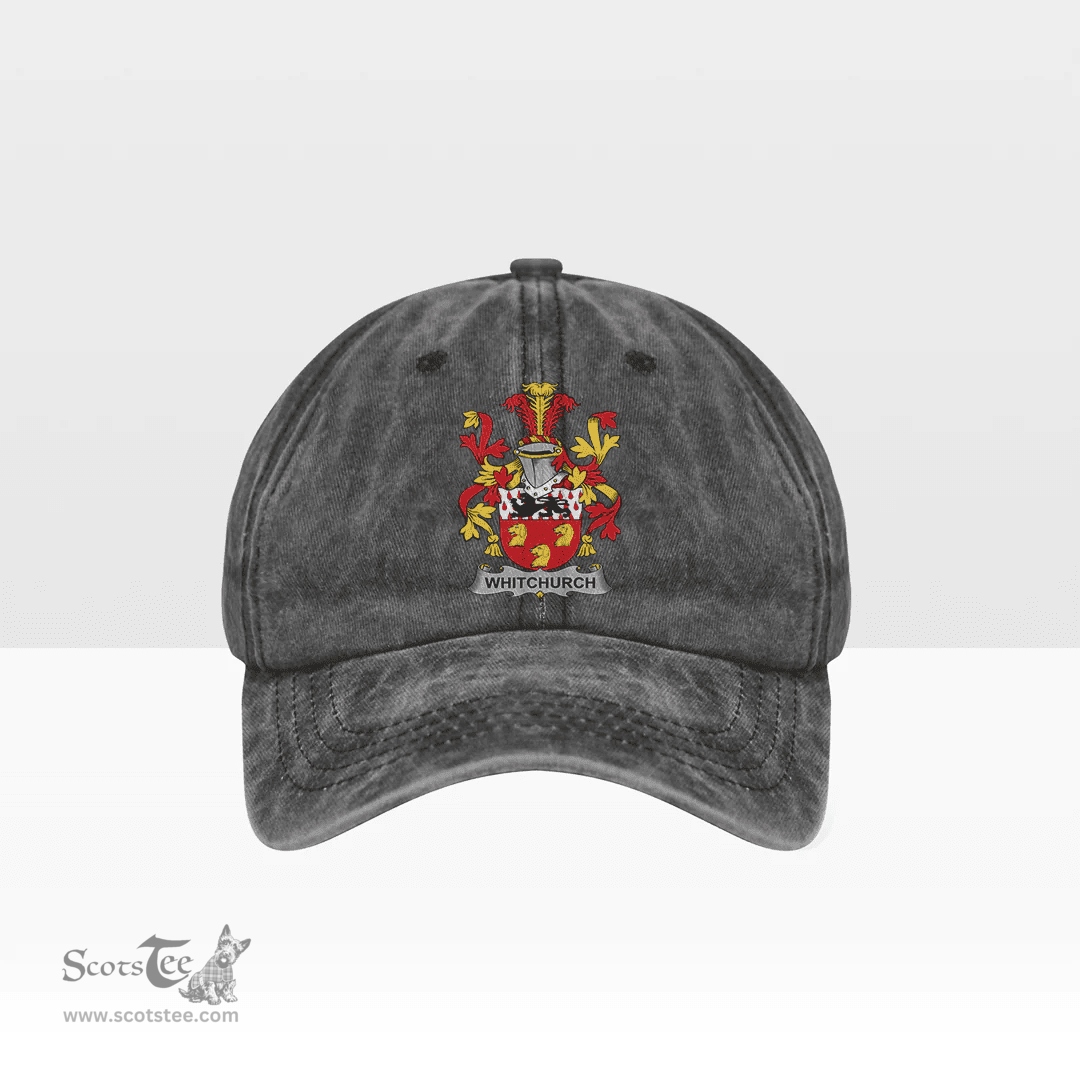 Irish Whitchurch Coat of Arms Family Crest Ireland Denim Cap