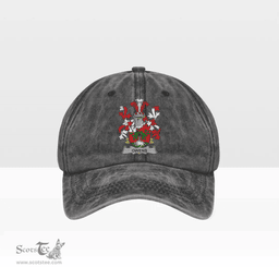 Irish Owens Coat of Arms Family Crest Ireland Denim Cap