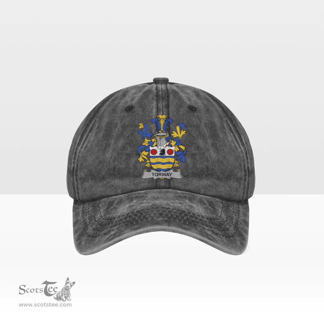 Irish Torway Coat of Arms Family Crest Ireland Denim Cap