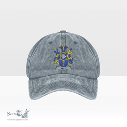 Irish Wall Coat of Arms Family Crest Ireland Denim Cap
