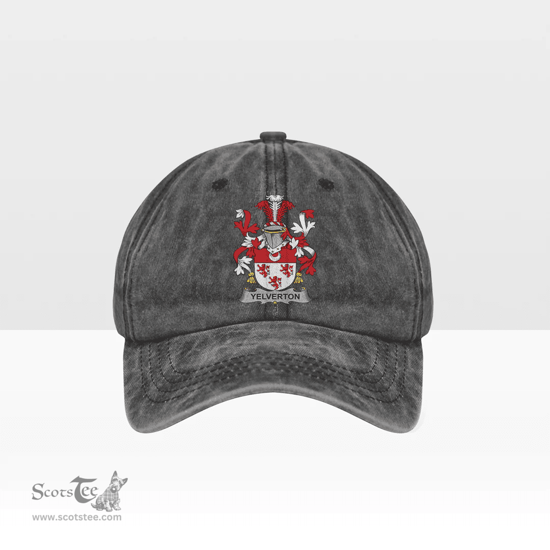 Irish Yelverton Coat of Arms Family Crest Ireland Denim Cap