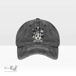 Irish Wolfe Coat of Arms Family Crest Ireland Denim Cap