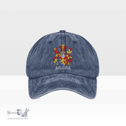 Irish Wormington Coat of Arms Family Crest Ireland Denim Cap