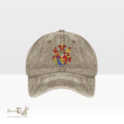 Irish Wormington Coat of Arms Family Crest Ireland Denim Cap