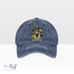 Irish Waterhouse Coat of Arms Family Crest Ireland Denim Cap