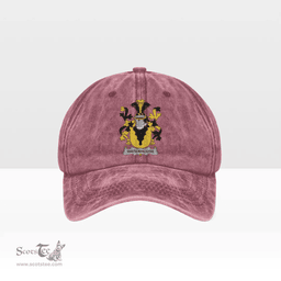 Irish Waterhouse Coat of Arms Family Crest Ireland Denim Cap