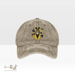 Irish Waterhouse Coat of Arms Family Crest Ireland Denim Cap