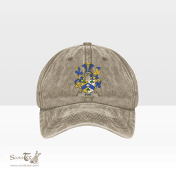 Irish Pike Coat of Arms Family Crest Ireland Denim Cap