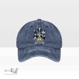 Irish Roberts Coat of Arms Family Crest Ireland Denim Cap