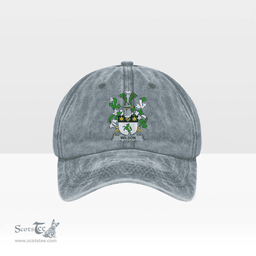Irish Wilson Coat of Arms Family Crest Ireland Denim Cap