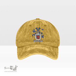 Irish Woodbourne Coat of Arms Family Crest Ireland Denim Cap