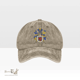 Irish Woodbourne Coat of Arms Family Crest Ireland Denim Cap