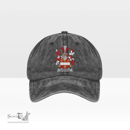 Irish Warwick Coat of Arms Family Crest Ireland Denim Cap