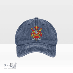 Irish Rainey Coat of Arms Family Crest Ireland Denim Cap