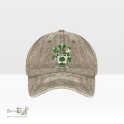 Irish Quirke or O Quirke Coat of Arms Family Crest Ireland Denim Cap