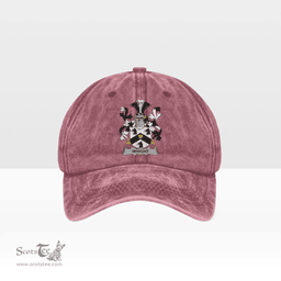 Irish Whight Coat of Arms Family Crest Ireland Denim Cap