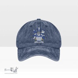 Irish Pitt Coat of Arms Family Crest Ireland Denim Cap
