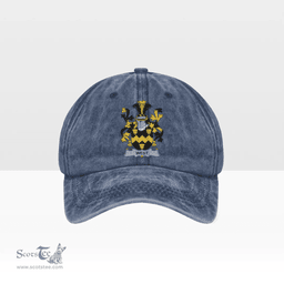 Irish West Coat of Arms Family Crest Ireland Denim Cap