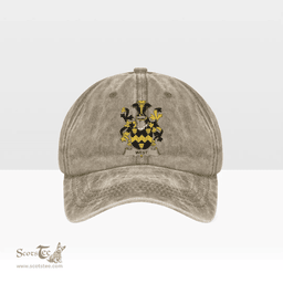 Irish West Coat of Arms Family Crest Ireland Denim Cap